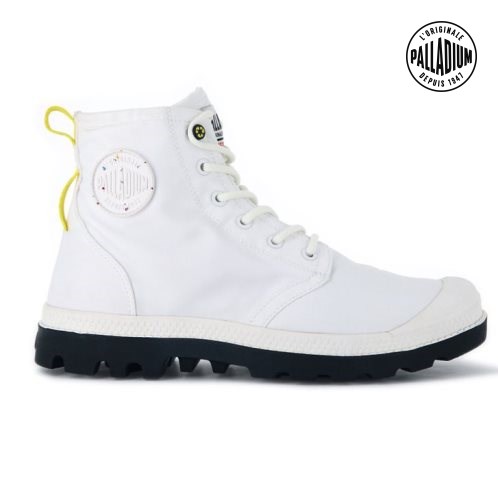 Palladium Pampa Recycle Waterdichte+ 2 Laarzen Heren Wit | NL 32DQUWJ